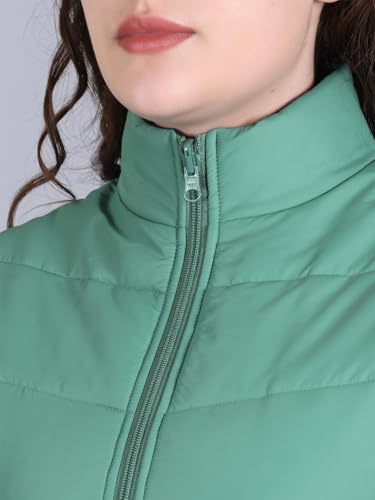 Image of RARE TIMES Women's Sleeveless Puffer Jacket | Winter Jacket for Women | Reversible Jacket for Women Winter Wear With 2 Zip Pocket (Pack of 1)