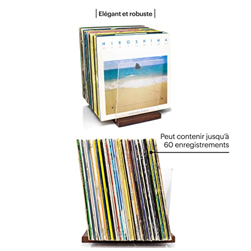 MÖNKE Rangement pour disques vinyle de qualité supérieure – Un porte-disque de style milieu du siècle – Capacité de 60… - Les Beatles, Paul McCartney, John Lennon, RIngo Starr, George Harrison MÖNKE Rangement pour disques vinyle de qualité supérieure - Un porte-disque de style milieu du siècle - Capacité de 60… – Image 7