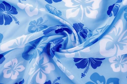 Image of GRACE KARIN Girls Bathing Suit Adjustable Taniki Swimsuit Tie Front 4 Piece Bikini Set with Kimono Cover Up 6-14