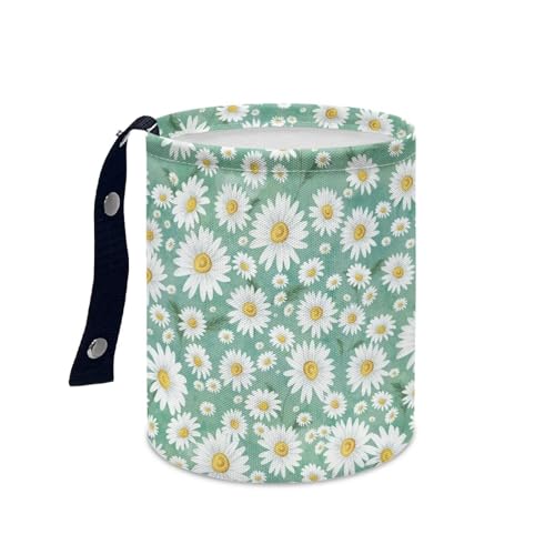 Image of Daisy Cute Collapsible Portable Trash Can for Car Front Seat, Back Seat, Floor, Headrest Rubbish Bin