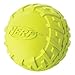 Nerf Dog Tire Ball Dog Toys with Interactive Squeaker, Lightweight, Durable and Water Resistant, 2.5 Inches, For Small/Medium Breeds, Two Pack, Blue and Green