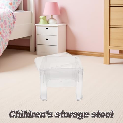 Boîte de rangement multifonctionnelle et tabouret portable antidérapant - 4