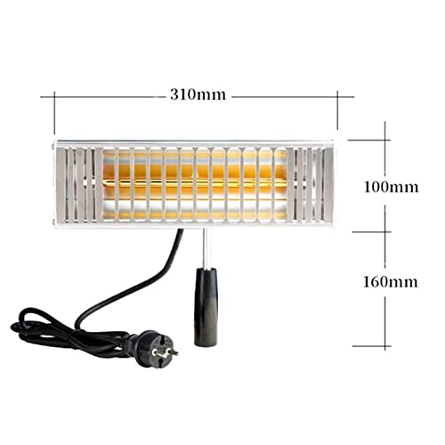 Draagbare infrarood verf uithardende lamp 1000W Paint Curing Lamp Handheld Drying Infrarood Verwarming Draagbare Car… - Image 3