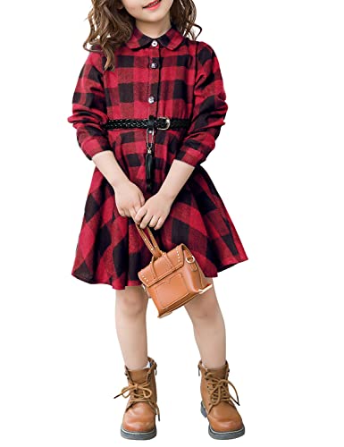 Robe à carreaux de Noël filles AGQT : une idée cadeau idéale pour les fêtes