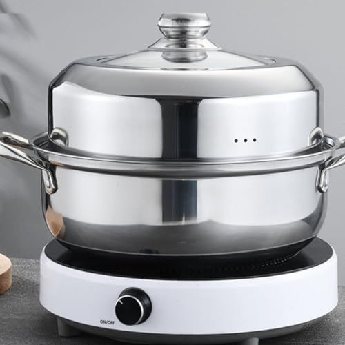 Cuiseur vapeur multifonction double couche en inox pour préserver les vitamines