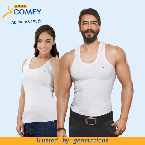 Image of Amul Comfy Men's Trunk Underwear | Soft Outer Elastic | Soft Waistband | Breathable Comfortable Innerwear | Pack of 2 | Color May Vary