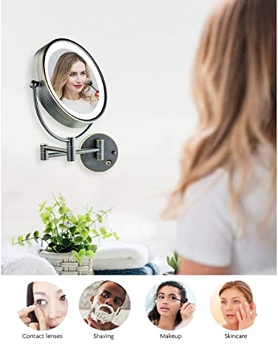 Espejo de Maquillaje de Pared Iluminado 9 pulgadas OVENTE miniatura 5