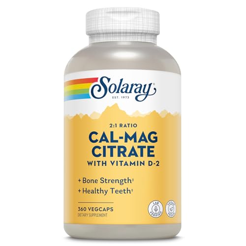 Calcium Magnesium Citrate with Vitamin D2, 60 serv, 360 vegcaps
