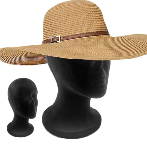Cabeza de maniquí contra enredos: soporte de espuma duradero 8