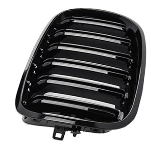 Parrilla delantera de doble listón negro brillante para BMW X5 X6 E70 E71 6