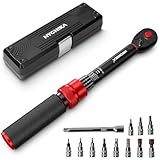 HYCHIKA Kit da 13 Chiavi Dinamometriche 1/4" 5-25Nm, Precisione ±2%, Set Chiave Dinamometrica Bici 72 Denti con Prolunga, Bits e Scatola.