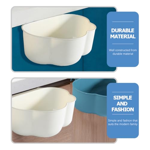 Contenedor Colgante para Basura de Cocina Pequeño Blanco miniatura 3