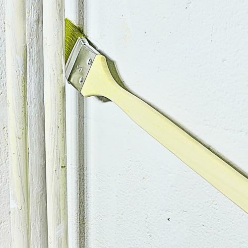 ROTIX-98115 | 20 X Heizkörperpinsel | 12 Stück 35 mm Plus 8 Stück 50 mm | kräftige Polymix-Borste