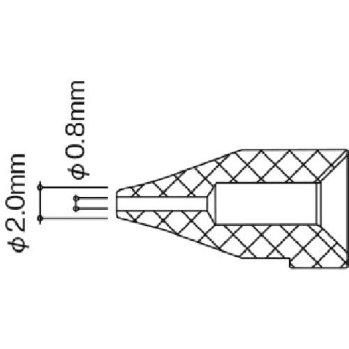 (未使用･未開封品)　白光 ノズル/0.8MM S型 N50B-01 はんだ除去器 6k88evb Amazon | 白光(HAKKO) ノズル/0.8MM S型 N50B-01 はんだ除去器