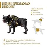 OneTigris Eureka Hunderucksack, Kleiner Hundebackpack mit Kotbeutelspender zum täglichen Wandern für kleine Hunde