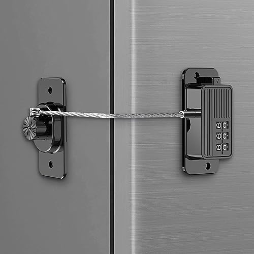 TOASAM Mini Fridge Lock, Refrigerator Lock, Keyless One-Click Access, Upgraded Core, Customizable...