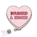 ULTRAVUTT Intubated and Sedated Badge Reel Retractable ID Holder with Clip ICU Medical Nurse Gift for RN Nurse Critical Care Staff