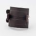Aviator handmade extra wide cuff watch band double buckled of raw leather 18, 20, 22, 24 mm lugs
