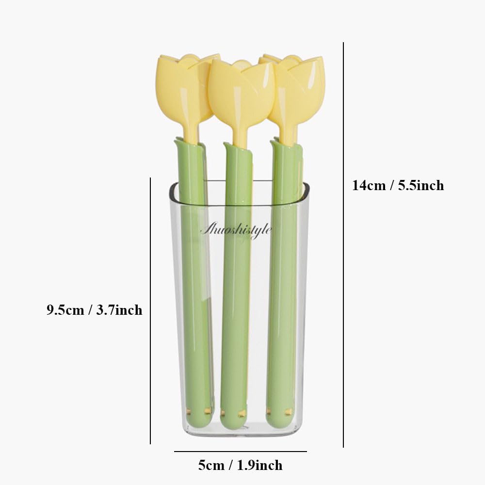 Bag Sealing Clips For Food Package, Set Of 5 Food Clips With Flower