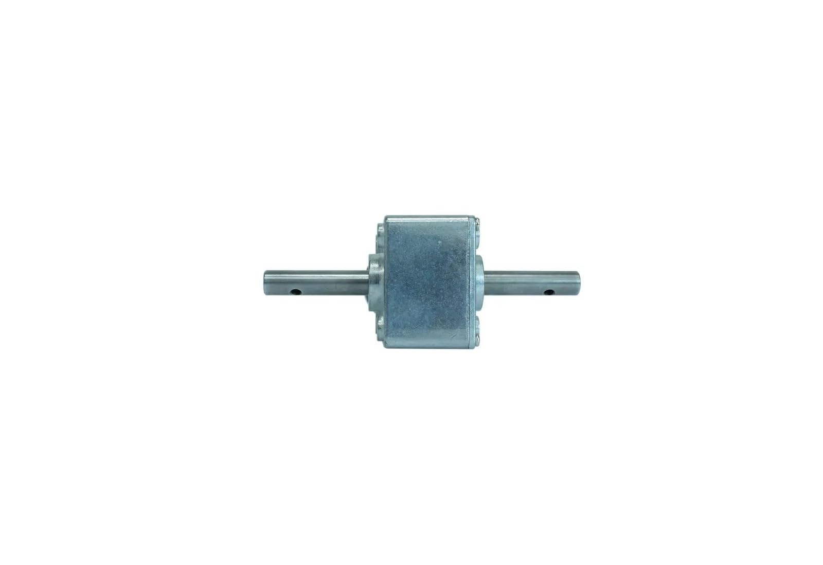 Gear Motor 12-V-Doppelwellen-Gleichstrommotor-Schneckengetriebe mit hohem Drehmoment 70 kg. cm 24-Volt-Motor D-Wellen-Schneckenreduzierer umkehrbar(12V 10RPM,Single Gear Motor)