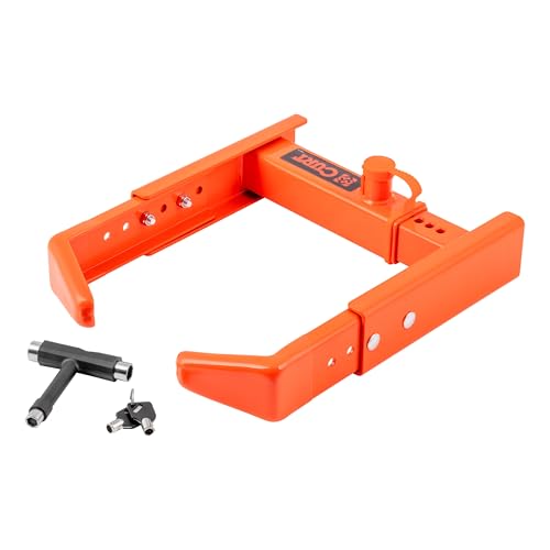 CURT 23176 Adjustable Trailer Wheel Lock, 16.5” x 6.5”-8 to 33' x 12-1/2'/R15