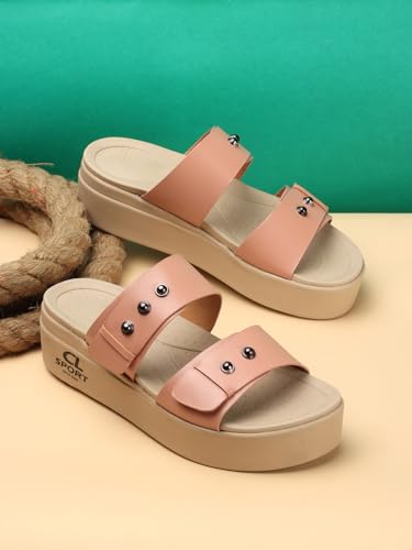 Image of Carlton London women's Adjustable Double Strap Platform Sandals