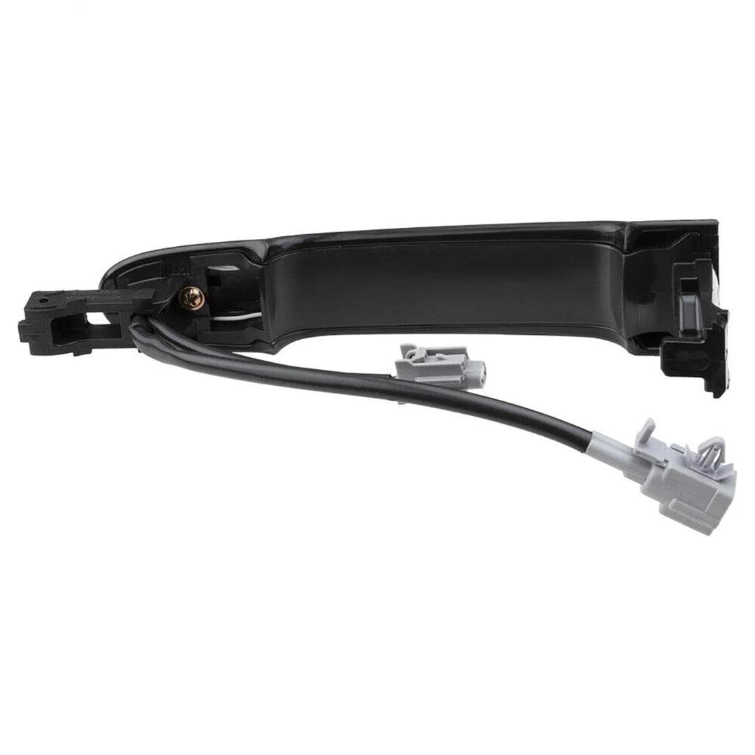 Nvnzmfppw Black Exterior Door Handle For Nissan For Tiida For Versa 12-20 For Almera 11-20 For Cube 09-14 For Juke 11 For Micra For March 10-19 With Button Sensor(,Front Right)