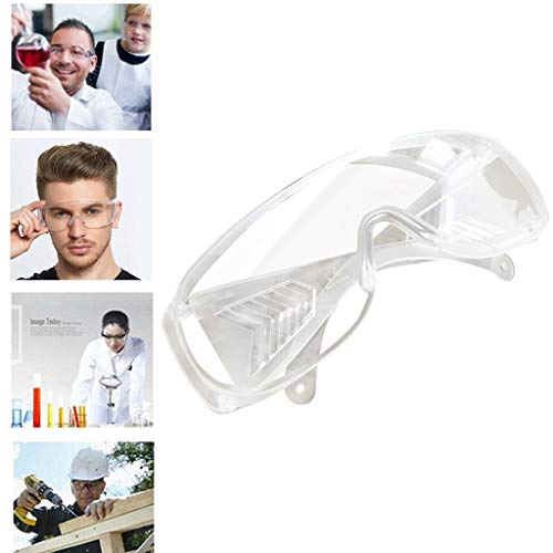 Succper Goggle Safety Glasses Protective Eye Shield Crystal Clear Anti-Fog Design Protection