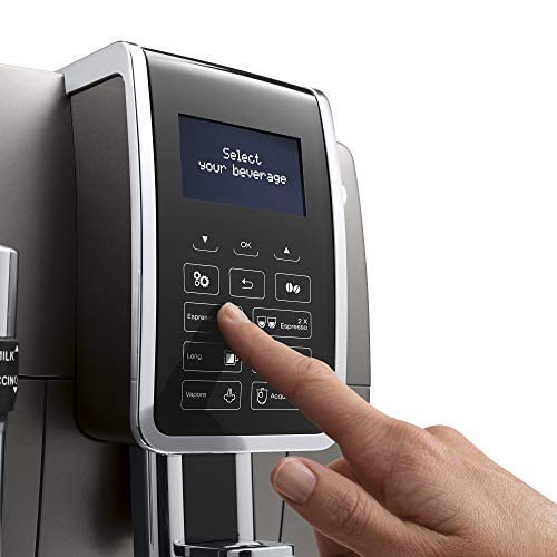 De’Longhi ECAM359.37.TB Macchina da caffè Automatica Dinamica Aroma Bar, plastica, 300 Chilogrammi, Titanio/Nero - immagine 5