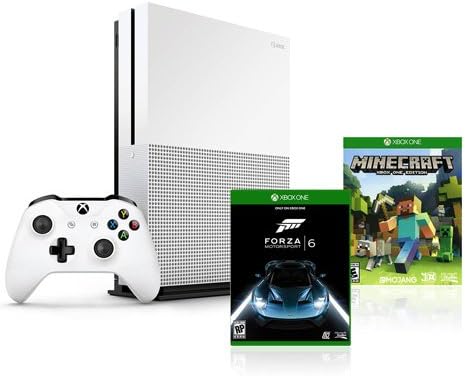 Microsoft Xbox One S Minecraft Console Bundle 500GB + Forza Motorsport 6