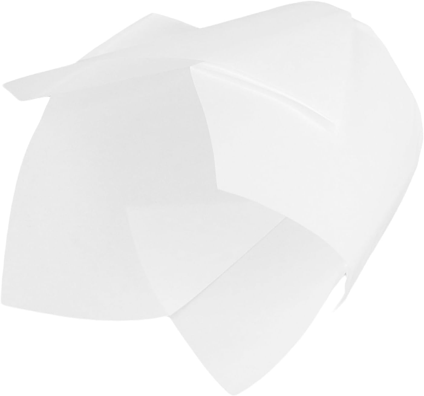 400pcs Tulip Baking Cups, Greaseproof Cupcake Liners for Wedding, Birthday Parties (White)