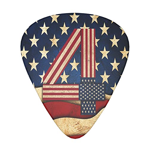 Ensemble de 12 médiators de guitare avec drapeau patriotique du 4 juillet pour guitare acoustique, guitare électrique… - Les Beatles, Paul McCartney, John Lennon, RIngo Starr, George Harrison Ensemble de 12 médiators de guitare avec drapeau patriotique du 4 juillet pour guitare acoustique, guitare électrique…