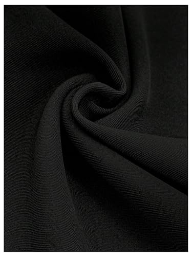 Floerns Women's High Waisted Pleated Straight Leg Pants Business Work Dressy Trousers4