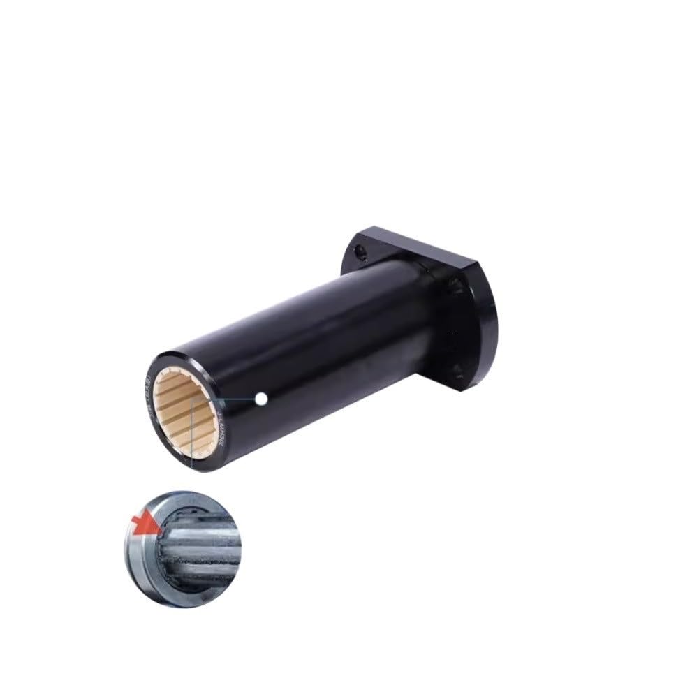 Łożysko liniowe z długim rękawem montowane na kołnierzu LMH10L/12/16/20/30L aluminiowe łożyska tulejowe z tworzywa sztucznego J/J-LIN (J-LMH25L 25x40x112mm)