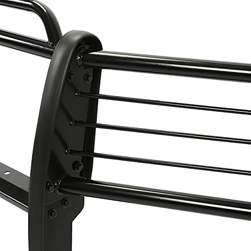 ALMULOO Brush Guard Compatible with 2007-2014 Chevy Chevrolet Tahoe/Suburban/Avalanche 1500 Alloy Steel Grille Guard Black Powder Coated by ALMULOO - Image 7