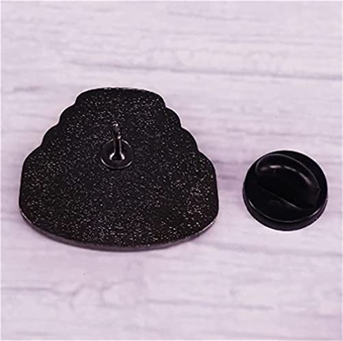 Image of Red Energy Dome Brooch Pin Rock Band Enamel Pin Cool Enamel Pin Cute Brooches for Backpacks Hats and Jackets