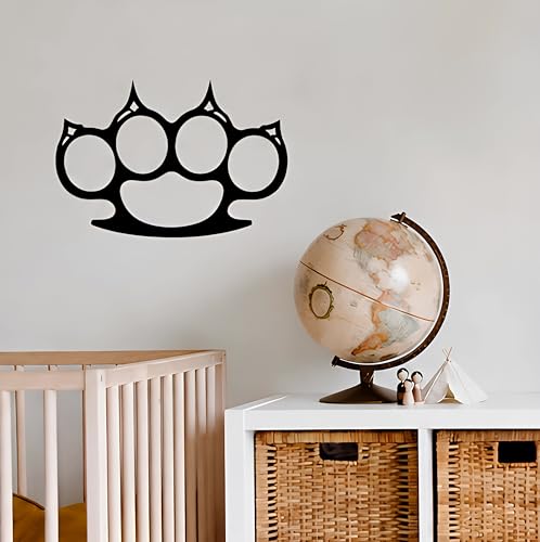 Image of GADGETS WRAP Wall Decals Vinyl Wall Stickers Knuckles Spikes Combat Knuckles Graphic 29 CM (Knuckles Spike)