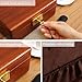 Bescott 2 Layer Solid Wooden Jewelry Box with Lock and Key for Women Men Vintage Velvet Wood Jewelry Organizer Storage for Earrings Rings Necklaces Bracelet Watch Mother’s Day Gift