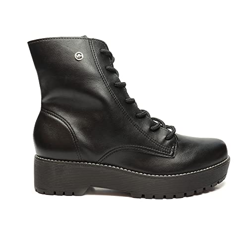 Bota Feminina Via Marte Coturno Flatform Preto 37