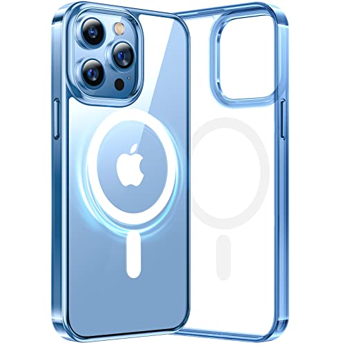 TORRAS Magnetic & Shockproof for iPhone Case (6 Clear Blue, 6.1 inch)