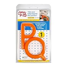 Chewy Tubes P & Q Oral Motor Chew Tool Safe, Non-Toxic, Latex-Free Durable Therapy Chew for Teething, Sensory & Speech Development