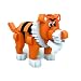 Madmat- Zoo Tigre Animal Puzzle 3D, Colore Arancione, 705000311