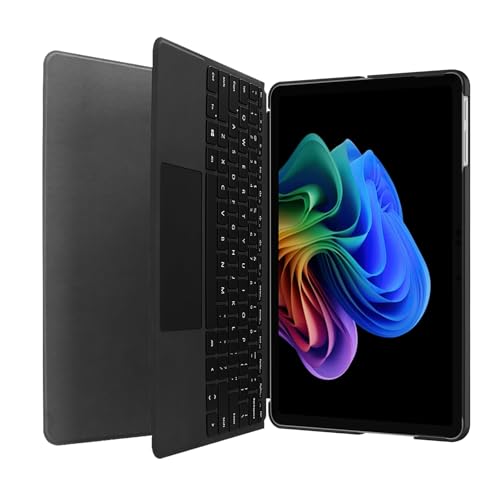 Ratesell Smart Case for Microsoft Surface Pro 12 Inch 1st Edition (2025), Multi-Angle Hard Shell Slim Cover, Compatible with Type Cover Keyboard & Pen Holder, Black by Ratesell - Image 6