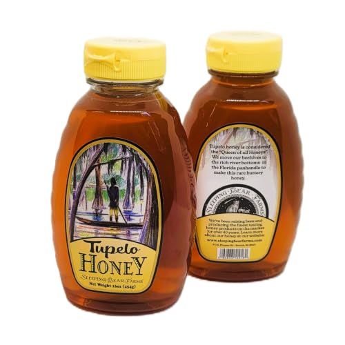 Miel Tupelo 2 Pack - Dos botellas de 16 oz cada una