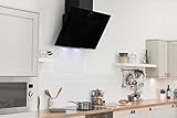 Russell Hobbs RHGCH902B 90cm Wide Black Glass Chimney Cooker Hood - Image 7