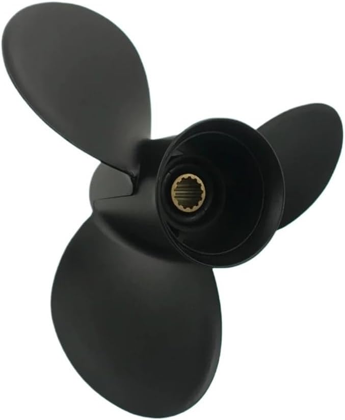 新しいプロペラ 11 3/8X14 Dt40/Df40/Dt50/Df50 3ブレード アルミニウム 13歯 Rh番号 11.375X14