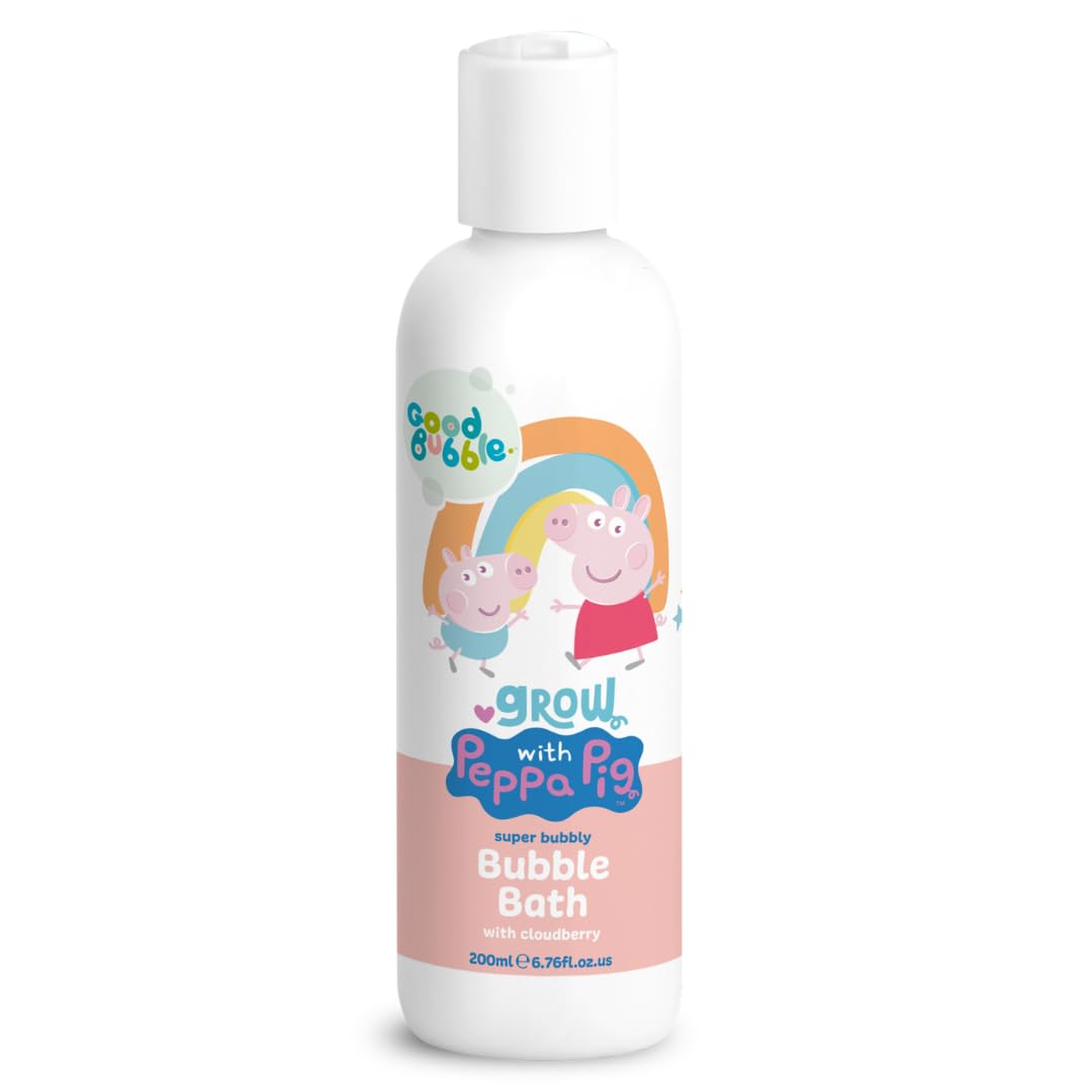 4 X Good Bubble Grow with PEPPA PIG Bubble BATH 200ml.