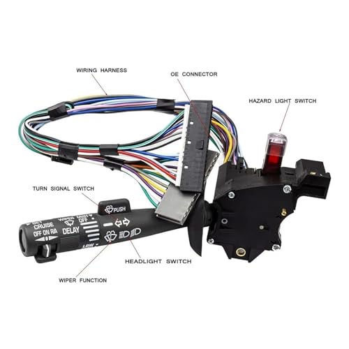 Commodo combiné multifonctionnel clignotant pour GMC Yukon C1500 - 4