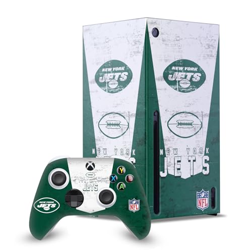 Skin Xbox Series X New York Jets protège console contre poussière et rayures manette