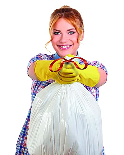 Aluf Plastics Tall Kitchen 13 Gallon Drawstring Trash Bags 0.9 Mil - (Bulk 200 Count) - 24" X 27" - Wholesale, Commercial Garbage Bags #TOP4